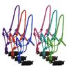 Braided Nylon Cowboy Knot Rope Halter w/Removable 7 1/2' Lead view 1