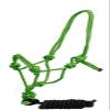 Braided Nylon Cowboy Knot Rope Halter w/Removable 7 1/2' Lead view 2