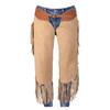Custom Made Suede Leather Fashion Chinks with Hand Tooled Yoke Set for Men Women Kids Small Medium Large LC-001A (X-Large) view 1