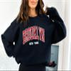 Brooklyn Sweatshirt, Trendy Preppy Sweatshirt, Aesthetic College Crewneck, Minimalist Sweater, Brooklyn New York view 3