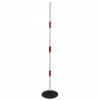 HDYZJQ 4/5/6ft Training Agility Poles, Sports Training Slalom Poles for Kids Adults, Training Poles Football Outdoor Sports Exercise and Pet Training(with 1.1kg Base,1.8m(6ft)) view 1