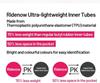 2pcs Ridenow 19g Road Bike Inner Tube 700c 18/25/28/32 TPU Material 65mm French Valve view 4