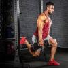 HMWOKPOT Single Leg Squat Roller, Squat Rack Leg Press Attachment Leg Extension and Curl Machine Foam Hook Leg Gym Comprehensive Training Equipment,26mm view 3