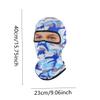 Camouflage Light Blue Balaclava Ski Mask Head Mask Full Face Mask Windproof Sun UV Protection Hood for Women Men view 4