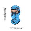 Camouflage Army Blue Balaclava Ski Mask Head Mask Full Face Mask Windproof Sun UV Protection Hood for Women Men view 2