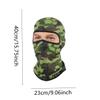 Camouflage Green Balaclava Ski Mask Head Mask Full Face Mask Windproof Sun UV Protection Hood for Women Men view 4