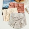 4Pcs Hygroscopic Silk Panties High Waist Seamless Hygroscopic Underwear Tummy Control (#6,Medium) view 3