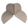 Foldable Circular Exercise Dance Pole Mat - Home/Studio Pole Crash Mat for Dancers Beginners and Professionals, Gray Safety Padding Dancing Cushion for Pole, 1in/2in/4in Thickness ( Color : 110cm/3.6f view 1