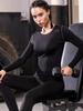 TAISIM Women's Dry Fit Compression Shirts Moisture Wicking Long Sleeve Base Layer for Workout, Running, Yoga,Cold Weather,Black,Grey,Wine red,Large view 2
