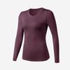 TAISIM Women's Dry Fit Compression Shirts Moisture Wicking Long Sleeve Base Layer for Workout, Running, Yoga,Cold Weather,Black,Grey,Wine red,Large view 4