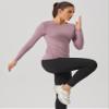 TAISIM Women's Dry Fit Compression Shirts Moisture Wicking Long Sleeve Base Layer for Workout, Running, Yoga,Cold Weather,Black,Grey,Pink,Small view 3
