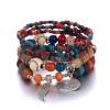 vzfit Bracelet Colorful Bohemian Women's Multi-layered Stretch Bead Ornaments view 4