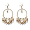 Ethnographic Earrings Sub-vintage Round Droplet Tassel Earrings view 3