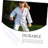 Didiseaon 3pcs Women and Men Taekwondo Karate Belt Martial Arts Waistband for Training Belt for Kickboxing and Taekwondo Practice view 4