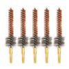 Motanar 10 Phosphor Nylon Bristle Bronze Bore Brush Gun Cleaning Chamber Brush for .22 Cal .30 Cal (.30Cal 7.62mm- Phosphor Bristle Bronze) view 1