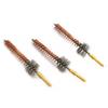 Motanar 10 Phosphor Nylon Bristle Bronze Bore Brush Gun Cleaning Chamber Brush for .22 Cal .30 Cal (.30Cal 7.62mm- Phosphor Bristle Bronze) view 2