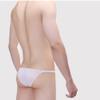 Pirlim Men's G-String Underwear Comfortable Elasticity Inner Pants Briefs T-back Bikini Briefs Temptation Super Sexy Convex (M, White) view 2
