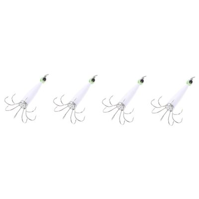 BESPORTBLE 4pcs Professional Hook Barb Fishing Lure for Octopus for Freshwater Angling Strong Pulling Force for Fishing Enthusiasts
