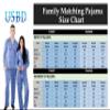 USBD Family Matching Pajamas Premium Cotton Blend Sleepwear Set (Medium, Car Women) view 4