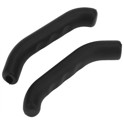 JTLB 5 Colors Bike Brake Lever Cover Silicone Grips Anti Slip Waterproof Protector Cycling Accessory (Black)