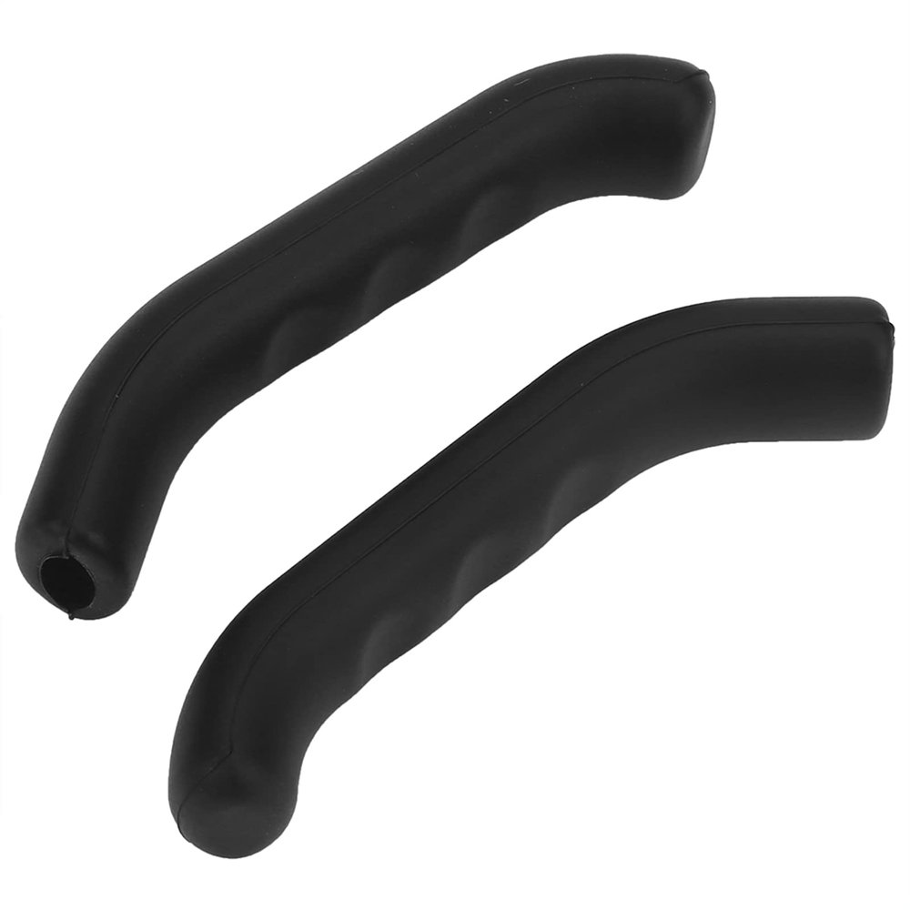 JTLB 5 Colors Bike Brake Lever Cover Silicone Grips Anti Slip Waterproof Protector Cycling Accessory (Black)