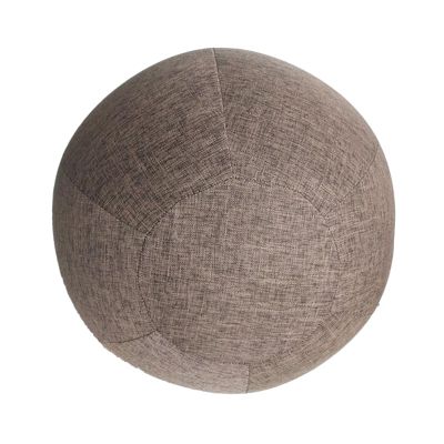 55cm Exercise Ball Cover Yoga Pilates Ball Sitting Ball Chair Covers, Coffee
