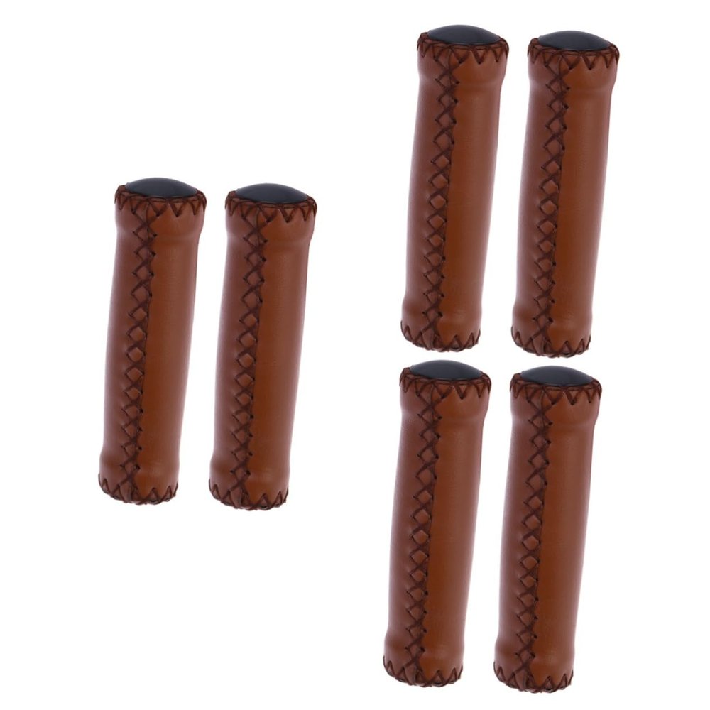INOOMP 3 Pairs Comfortable Bike Handle Grips Ergonomic Design for Mountain Bikes Sturdy Shock Absorbing