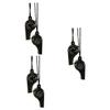 BESPORTBLE Compact Versatile 2-Piece Survival Whistles with Integrated Compass Thermometer for Outdoor Use view 1