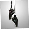 BESPORTBLE Compact Versatile 2-Piece Survival Whistles with Integrated Compass Thermometer for Outdoor Use view 2