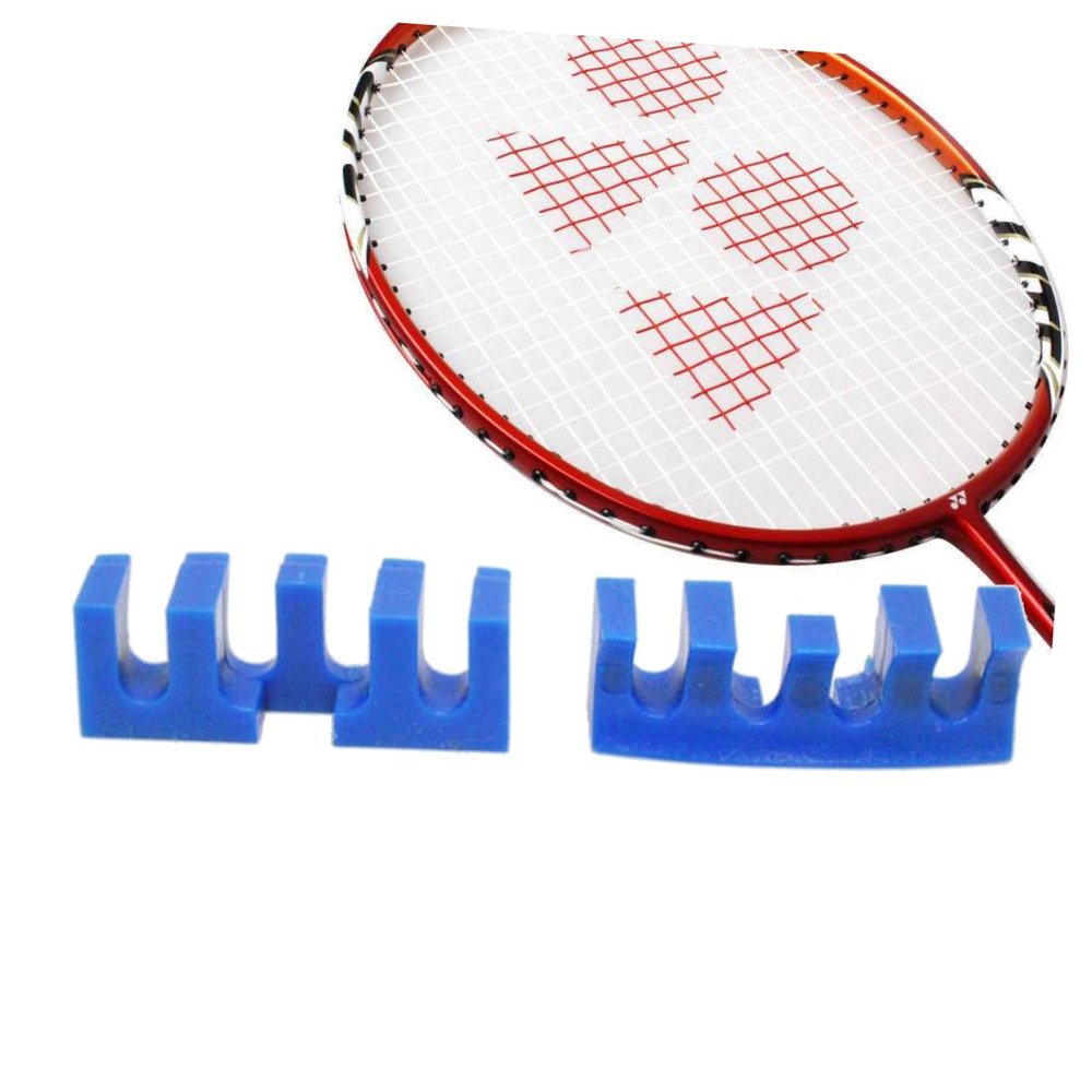 BESPORTBLE 2pcs High Protector for Badminton Racket Stringing Durable Stringing Reducer and Pressure Adapter Tool Blue Essential for High Tension Racket Maintenance