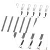 DOITOOL 18pcs Fishing Coiled Lanyard Elastic Fishing Rope Tether Security Gear for Outdoor Activities for Hiking Camping Hunting view 4