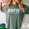 Vintage WWJD Shirt What Would Jesus Do He Would Love First T-Shirt Christian Religious #00108_111 view 3