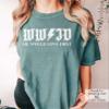 Vintage WWJD Shirt What Would Jesus Do He Would Love First T-Shirt Christian Religious #00108_30 view 3