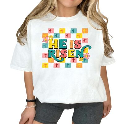 Christian Easter He is Risen Shirt Bible Verse Christian Outfit Religious T-Shirt #00111_37