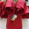 8 mm Tungsten Men's Rings Black and Rose Gold Wedding Engagement Band Brushed Finish Jewelry Grooved Ring Tc-007 11 view 3
