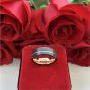 8 mm Tungsten Men's Rings Black and Rose Gold Wedding Engagement Band Brushed Finish Jewelry Grooved Ring Tc-008 9 view 2