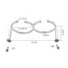 UNKOMN Marine Hardware Boat Accessories Marine Boat Rv Camper Polished 316 Stainless Steel Double Ring Cup Drink Holder view 2