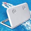 UNKOMN Marine Hardware Boat Accessories 24"x14" ABS Deck Access Hatch Cover for Marine Boat Yacht RV Watertight Anti-UV Non-Skid Inspection (Color : White) view 3