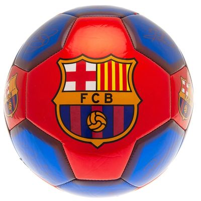 FC Barcelona Signature Soccer Ball (5) (Blue/Red)