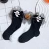 Baby Boys Girls Halloween Socks Set Cartoon Thin Breathable Stretch Socks Non Slip Socks for Unisex 3PCS (Black, M) view 4