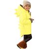 Boys Girl's aterproof Ski Jacket Winter Warm Dinosaur Style Fleece Snow Coat Windproof (Yellow, 4-5 Years) view 1