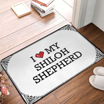 Abipuir Funny Bar Decor I Love My Shiloh Shepherd Doormat Large Outdoor Rug Door Mats Outdoor Funny (Color : Colour, Size : 40X60CM)