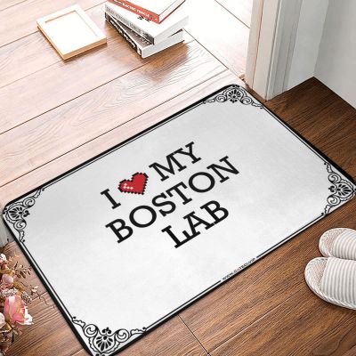 Abipuir Funny Bar Decor I Love My Boston Lab Doormat Large Outdoor Rug Door Mats Outdoor Funny (Color : Colour, Size : 40X60CM)