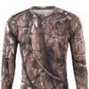 Long Sleeve Camo T-Shirt for Men Vintage Military Camouflage Athletic Compression Shirt Workout Running Fishing Hunting Shirt Tops view 3