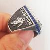 2021 Fantasy Football Ring | Heavy FFL Championship Ring | Silver Plated Award Trophy For Fantasy Football League Winner (size 13, ring and case together) view 4