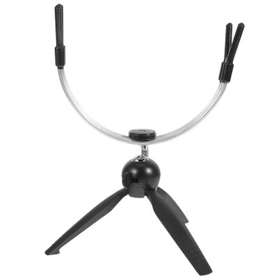 BESPORTBLE Triangle Fishing Rod Holder Base Ground Rod Storage for Boats Ice Fishing and Garage Use Lightweight Easy to Install