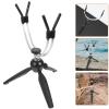 BESPORTBLE Triangle Fishing Rod Holder Base Ground Rod Storage for Boats Ice Fishing and Garage Use Lightweight Easy to Install view 4