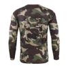 Long Sleeve Camo T-Shirt for Men Vintage Military Camouflage Athletic Compression Shirt Workout Running Fishing Hunting Shirt Tops view 2