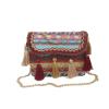 2023 new Japanese and Korean tassel woven small bag women's simple and versatile shoulder bag chain Messenger bag ethnic style