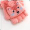 Baby Cartoon  Winter Glove Hanging Neck Knit Warm Mitten with Rope Kid Full Finger Glove Xmas (Yellow, One Size) view 2
